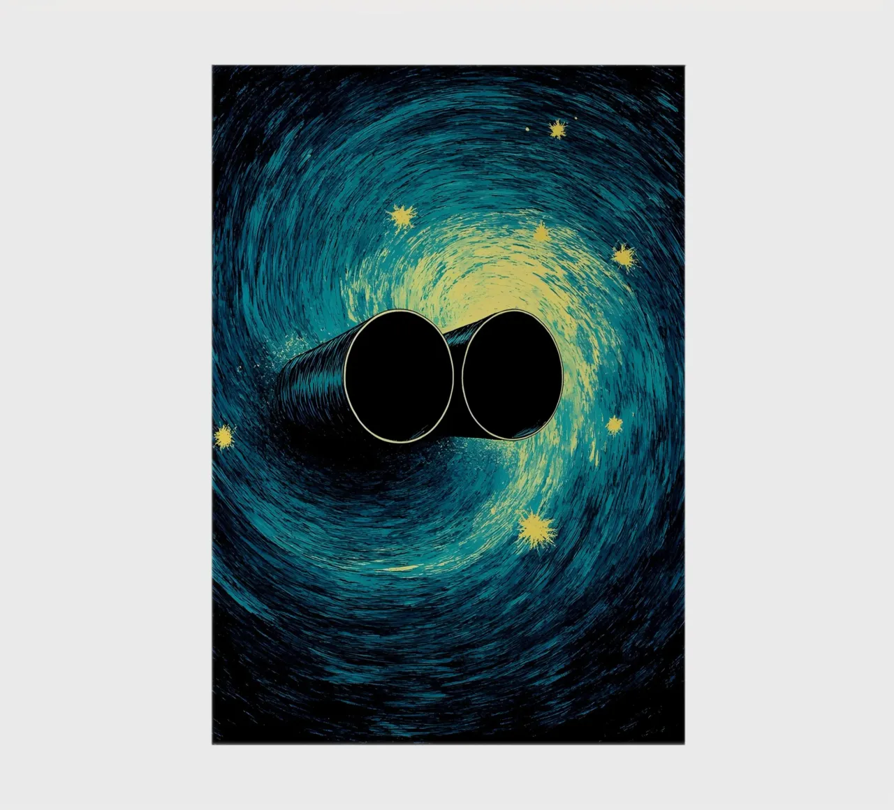 Space Telescopes - Pop Art notebook by ColorCrash Gallery