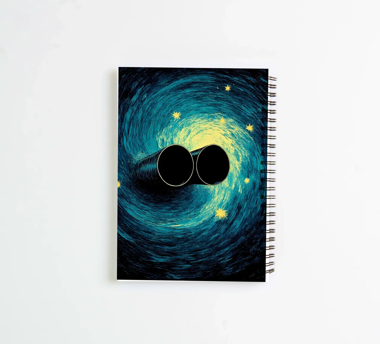 Télescopes spatiaux - Pop Art carnet à spirale de ColorCrash Gallery