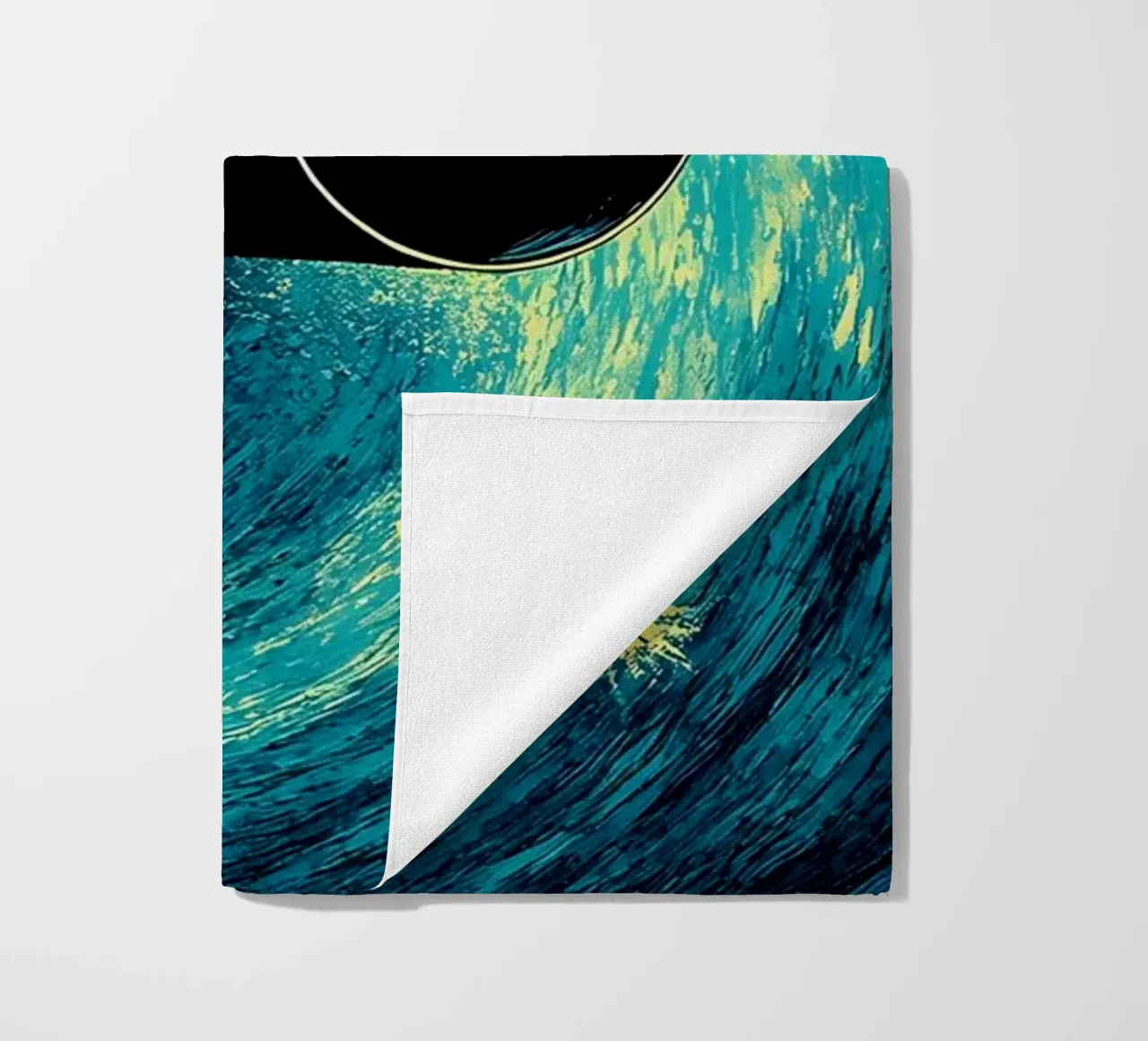 Ruimtetelescopen - Pop Art strandhanddoek van ColorCrash Gallery