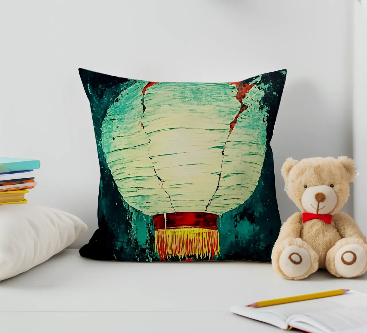 Lanterna infrangibile - Pop Art cuscino da ColorCrash Gallery