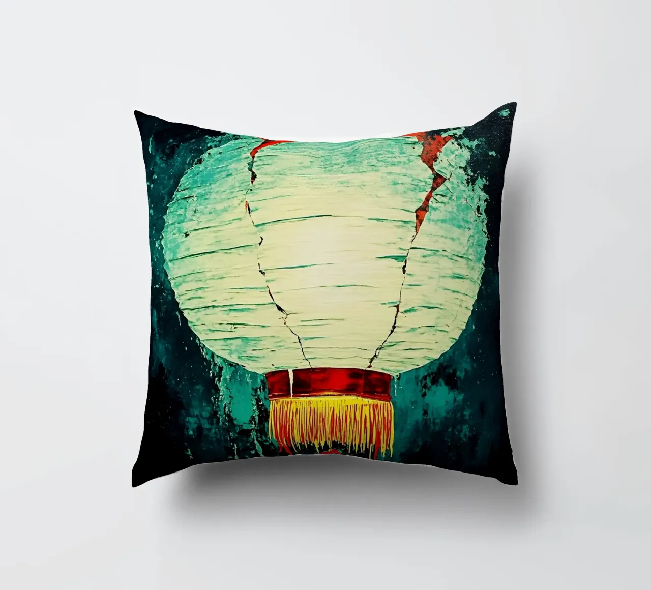 Lanterna infrangibile - Pop Art cuscino da ColorCrash Gallery