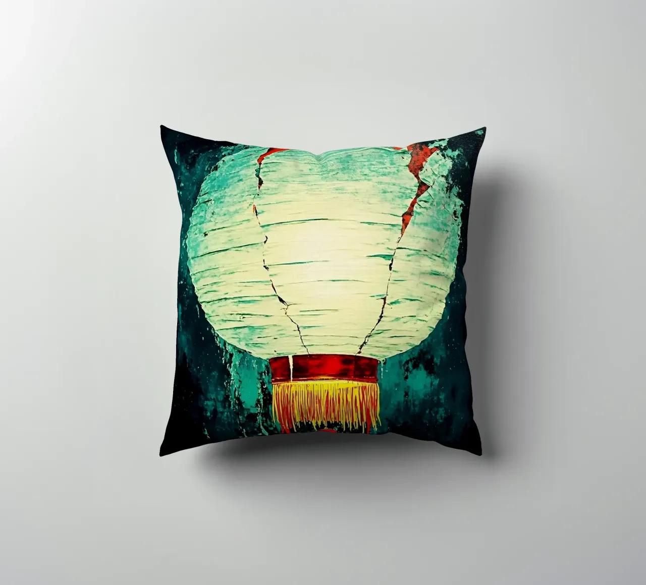 Lanterna infrangibile - Pop Art cuscino da ColorCrash Gallery