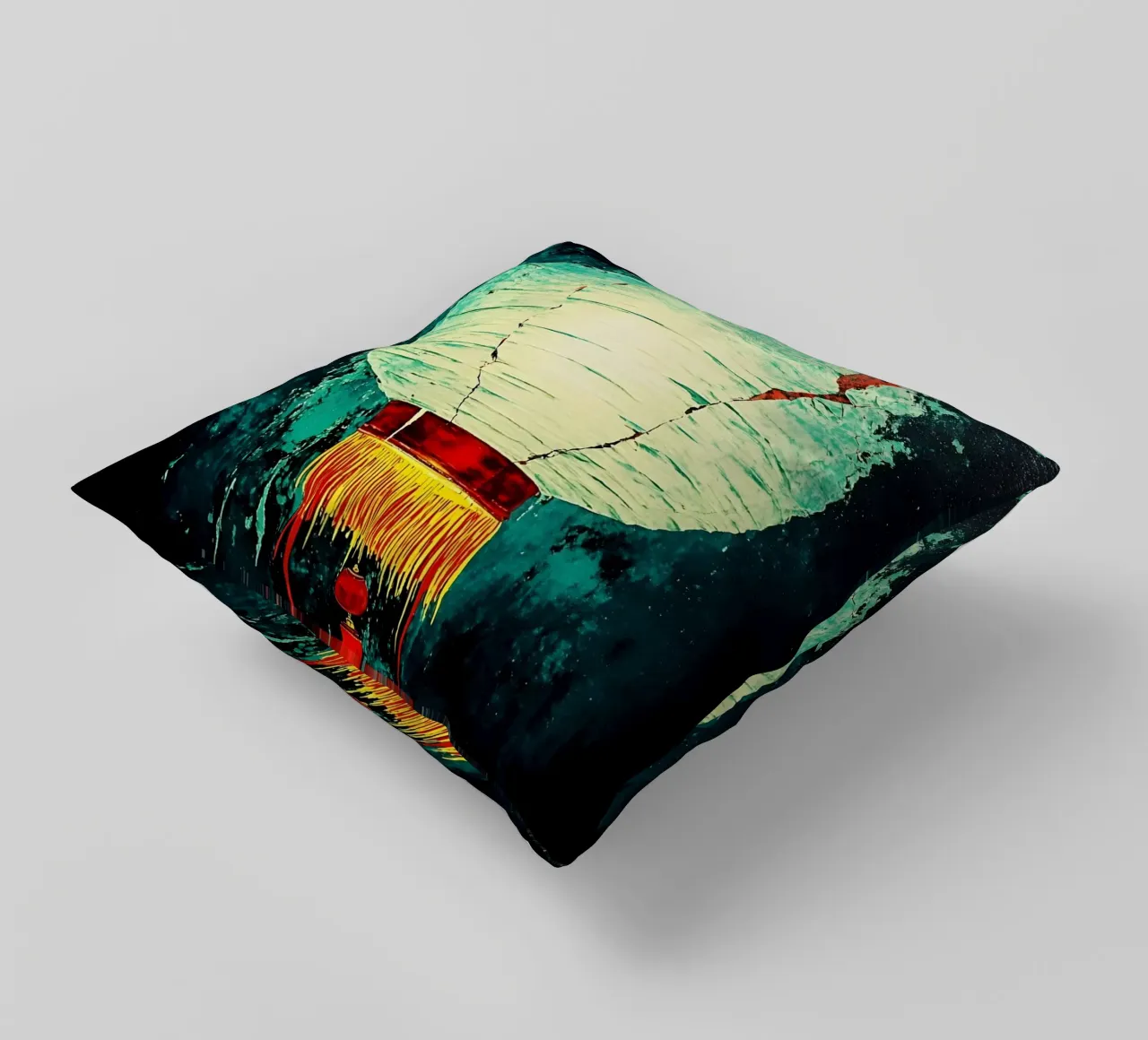 Lanterna infrangibile - Pop Art cuscino da ColorCrash Gallery