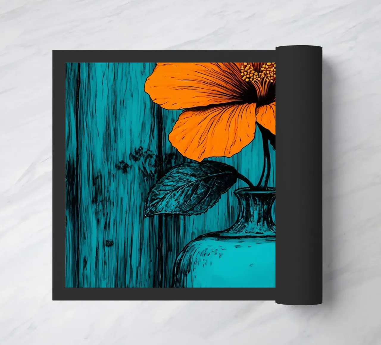 Vaso di fiori - Pop Art zerbino da ColorCrash Gallery