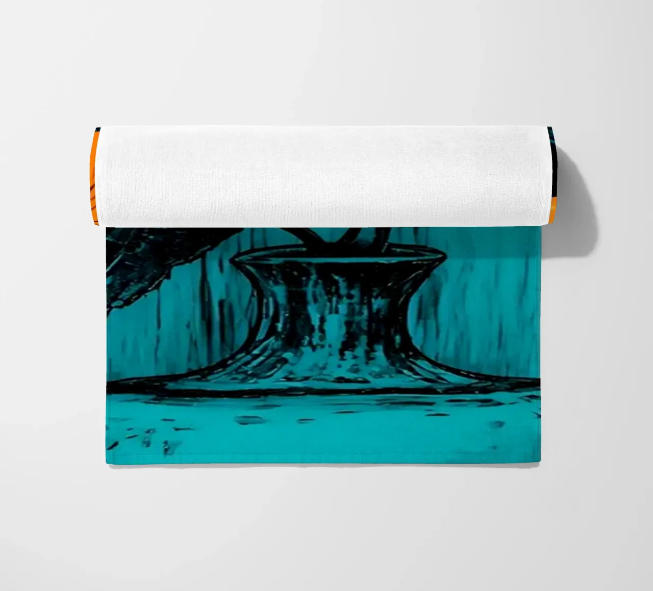 Vaso di fiori - Pop Art telo mare da ColorCrash Gallery