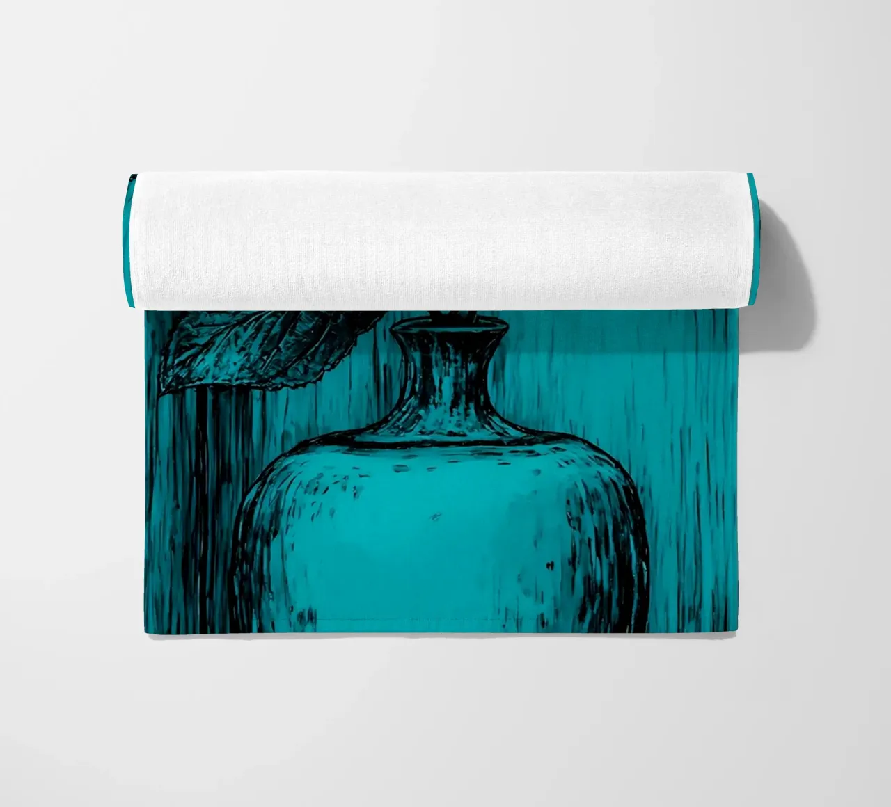 Vaso di fiori - Pop Art telo mare da ColorCrash Gallery