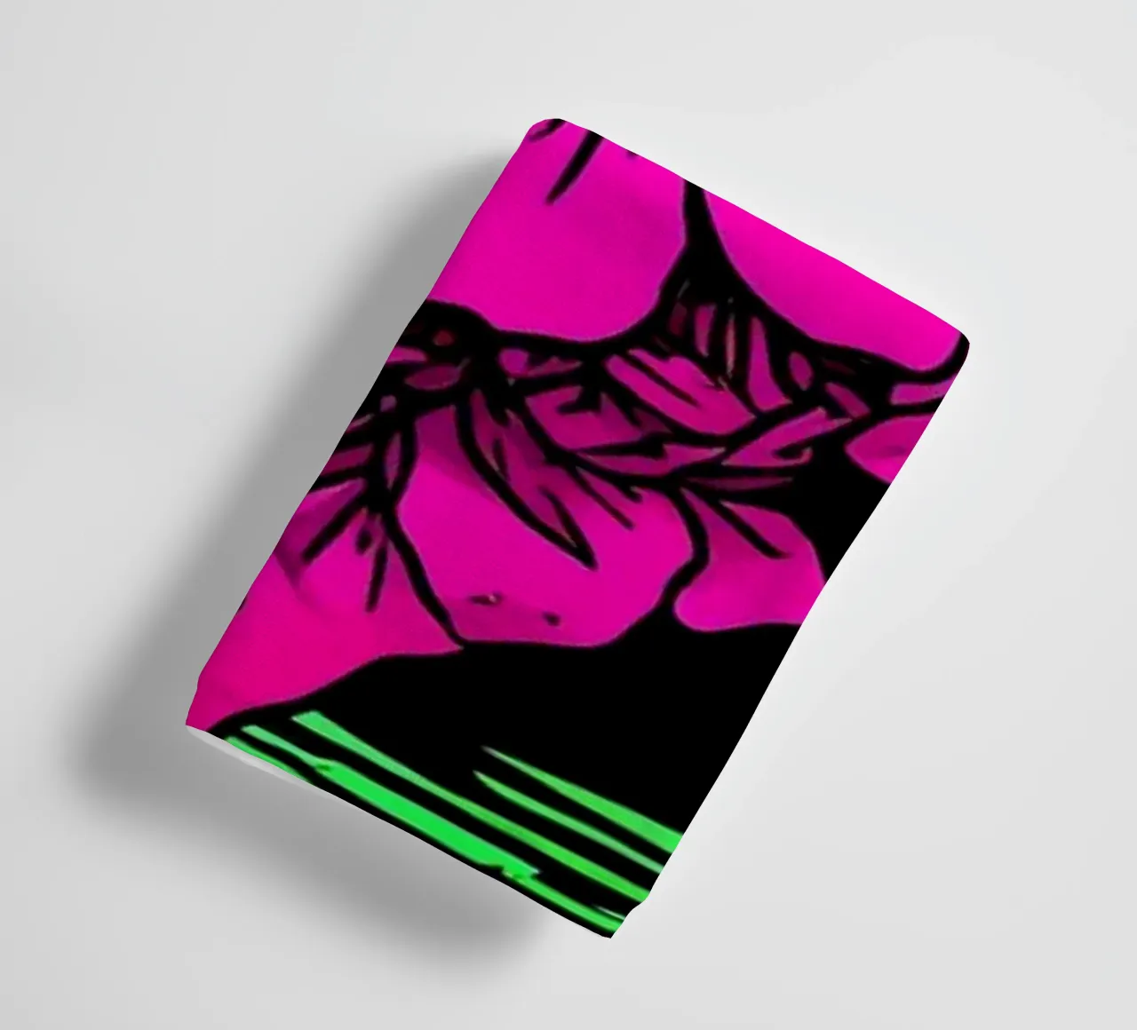 Fiori che gocciolano - Pop Art asciugamano da bagno da ColorCrash Gallery