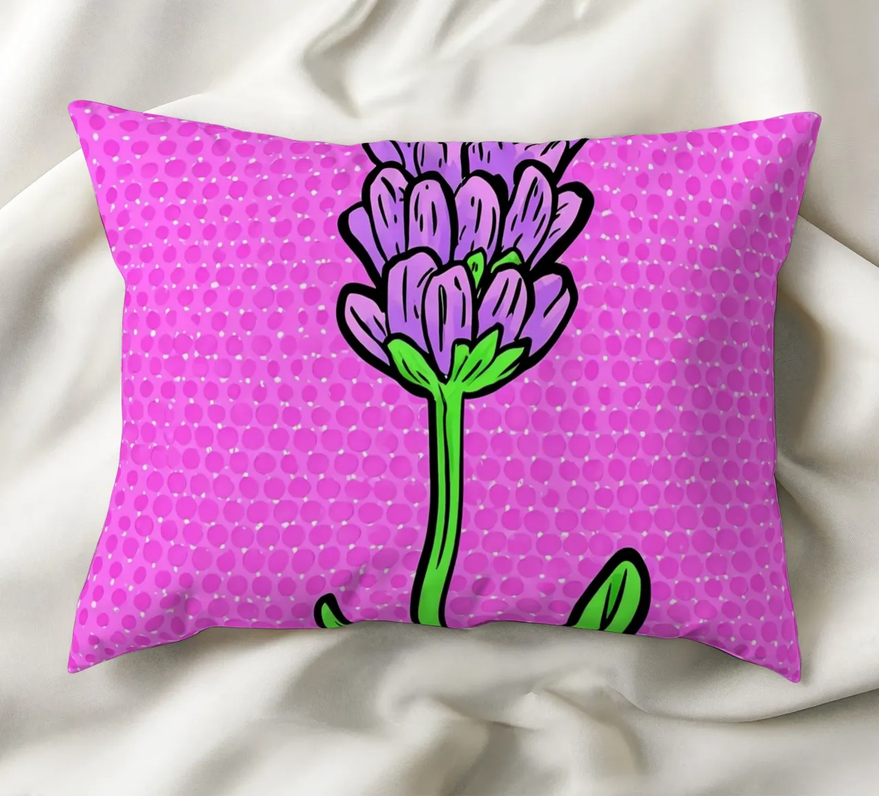 Lavanda - Pop Art cuscino da ColorCrash Gallery