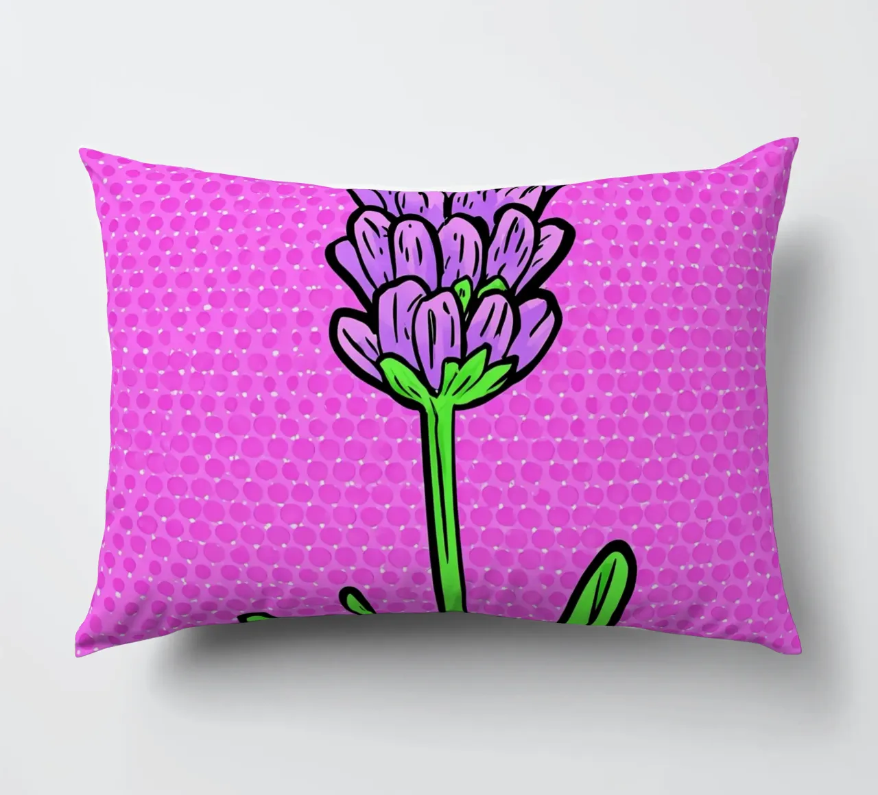 Lavanda - Pop Art cuscino da ColorCrash Gallery