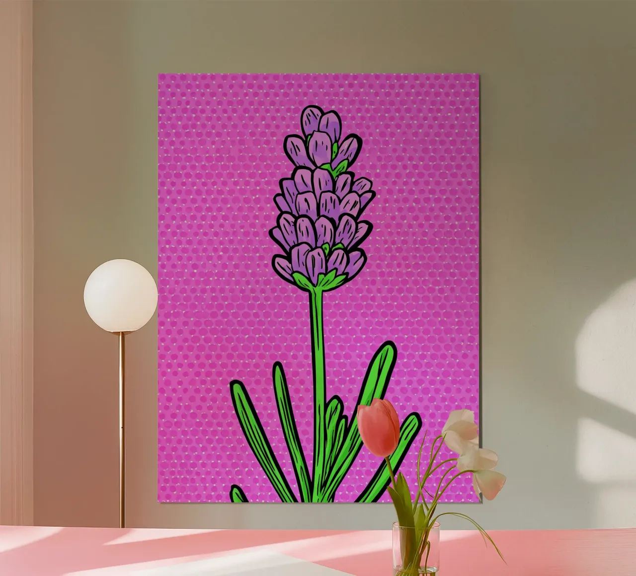 Lavanda - Pop Art poster da ColorCrash Gallery
