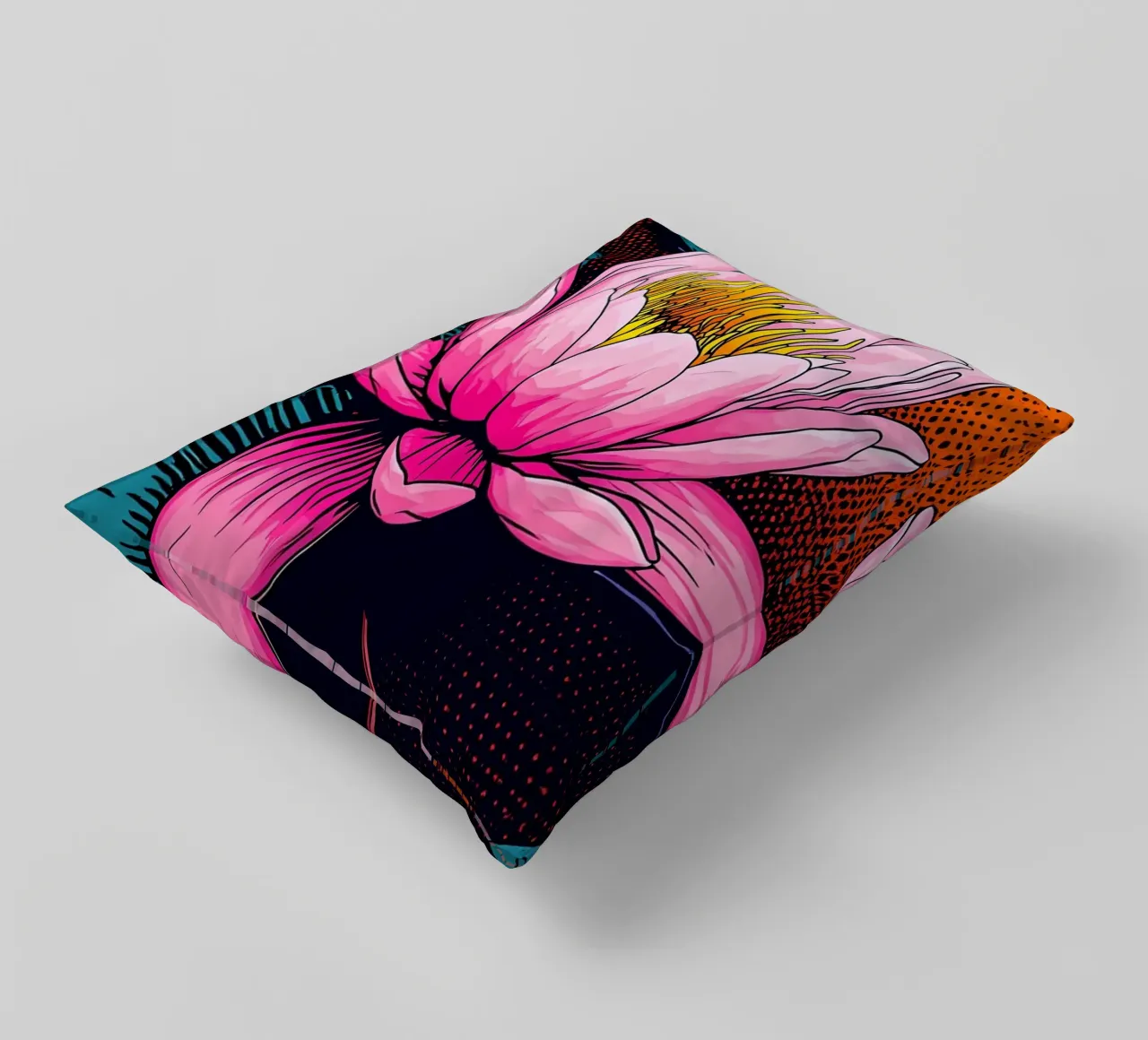 Ninfea - Pop Art cuscino da ColorCrash Gallery