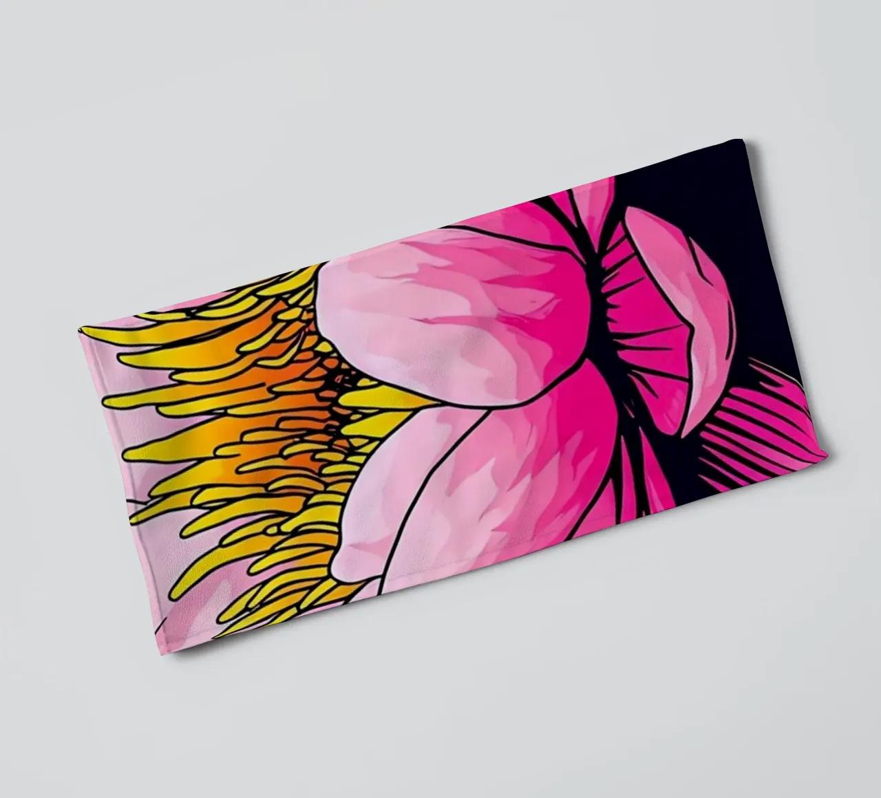 Ninfea - Pop Art asciugamano da bagno da ColorCrash Gallery