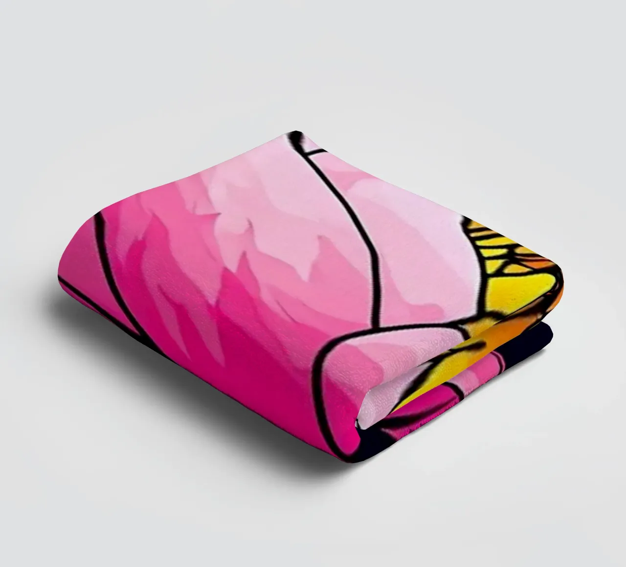 Ninfea - Pop Art asciugamano da bagno da ColorCrash Gallery