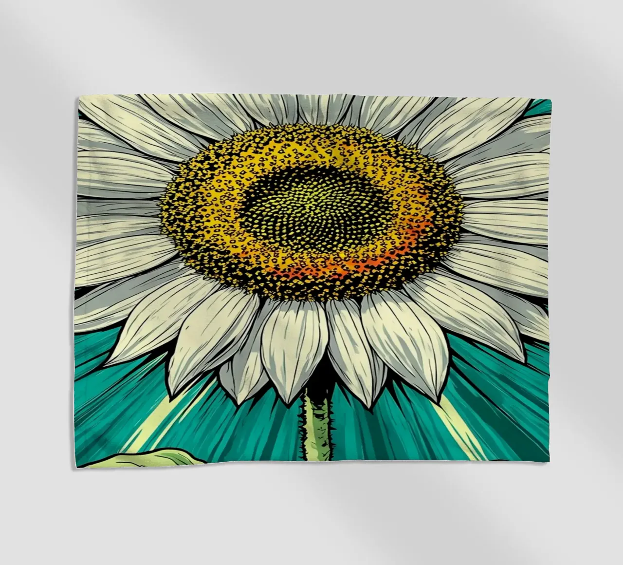 Girasole - Pop Art telo mare da ColorCrash Gallery