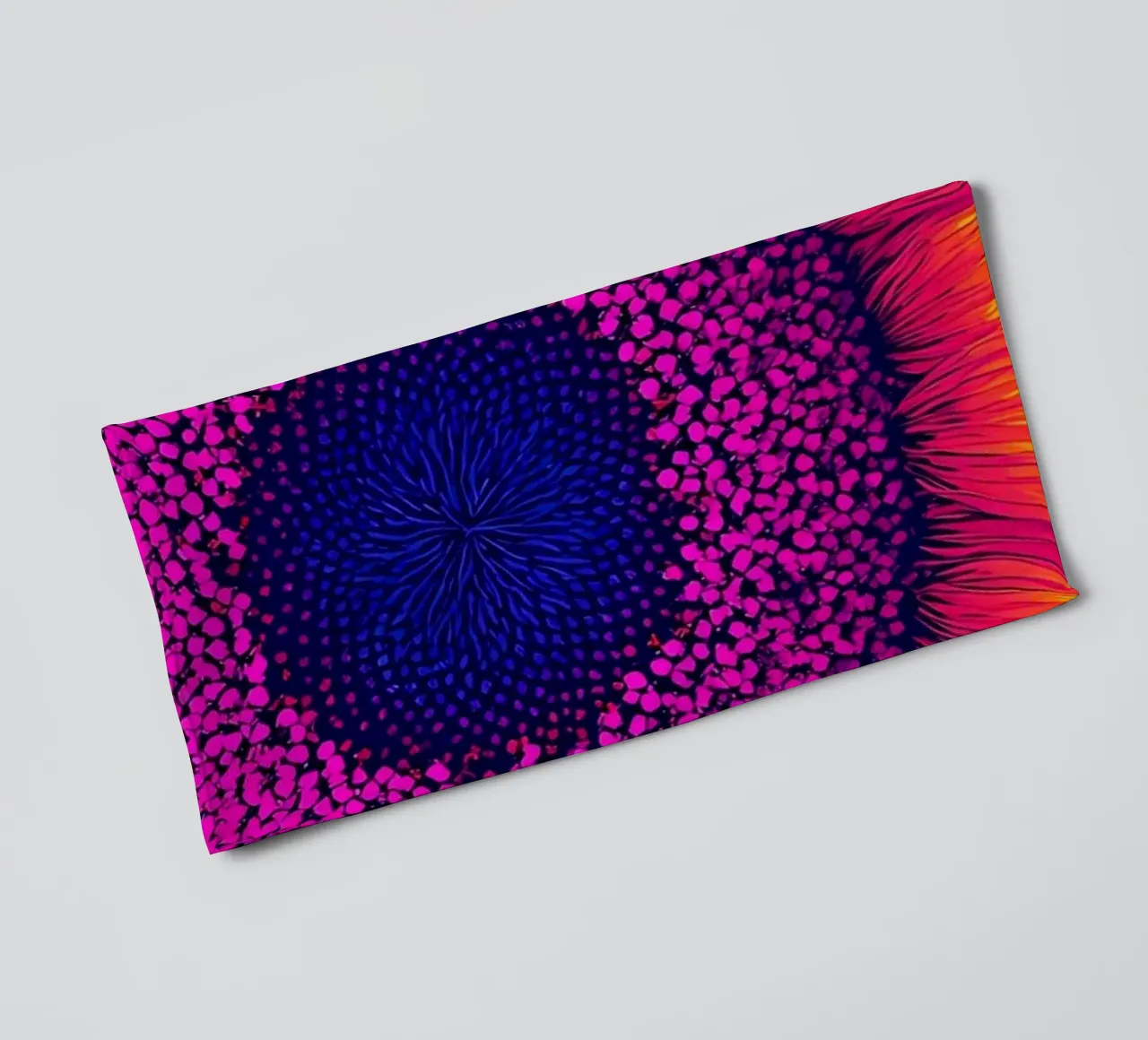 Girasole - Pop Art asciugamano da bagno da ColorCrash Gallery
