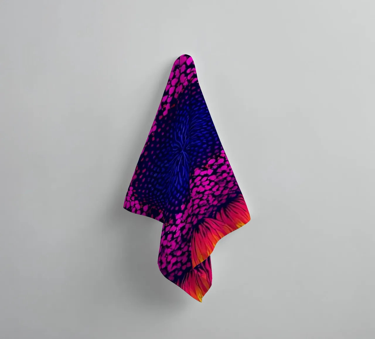 Girasole - Pop Art asciugamano da bagno da ColorCrash Gallery