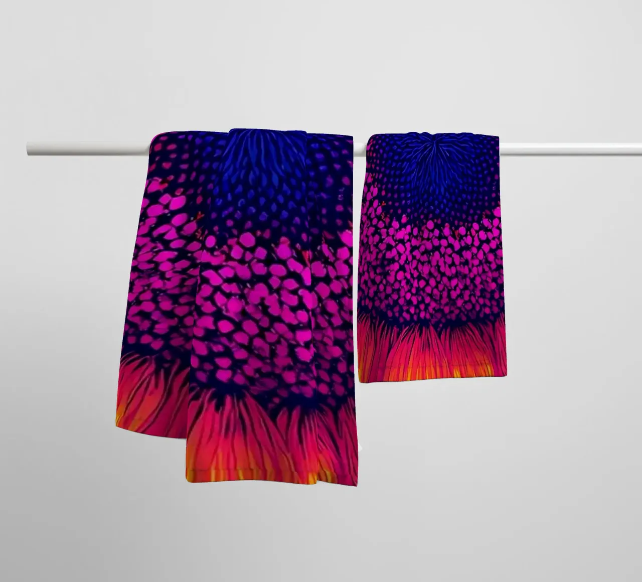 Girasole - Pop Art asciugamano da bagno da ColorCrash Gallery