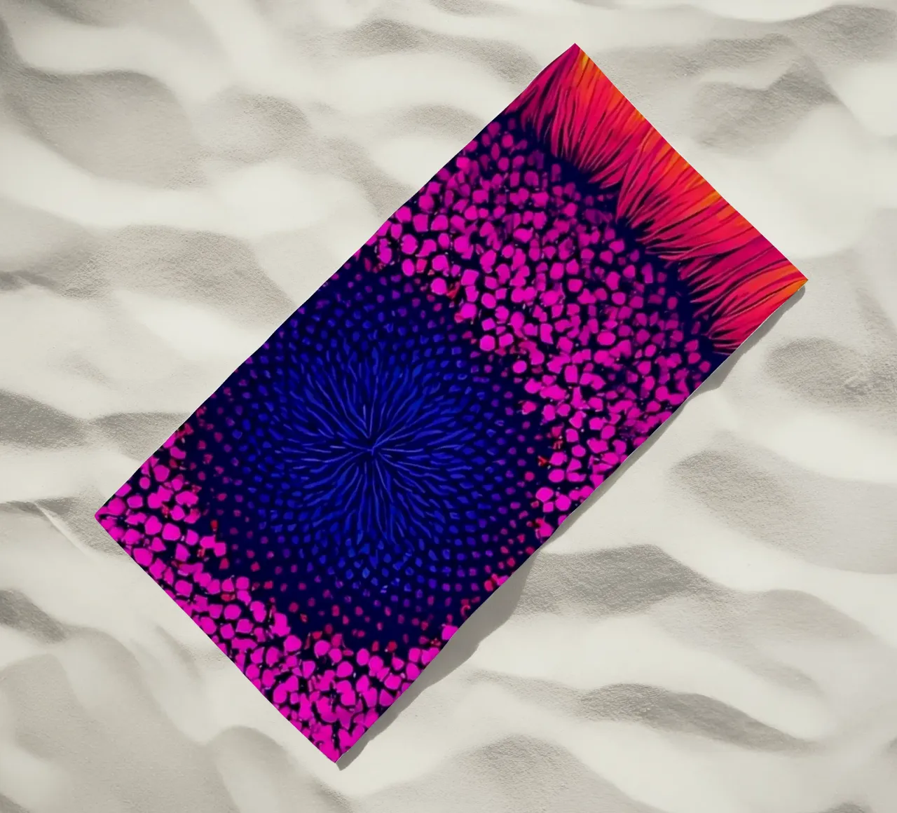 Girasole - Pop Art telo mare da ColorCrash Gallery