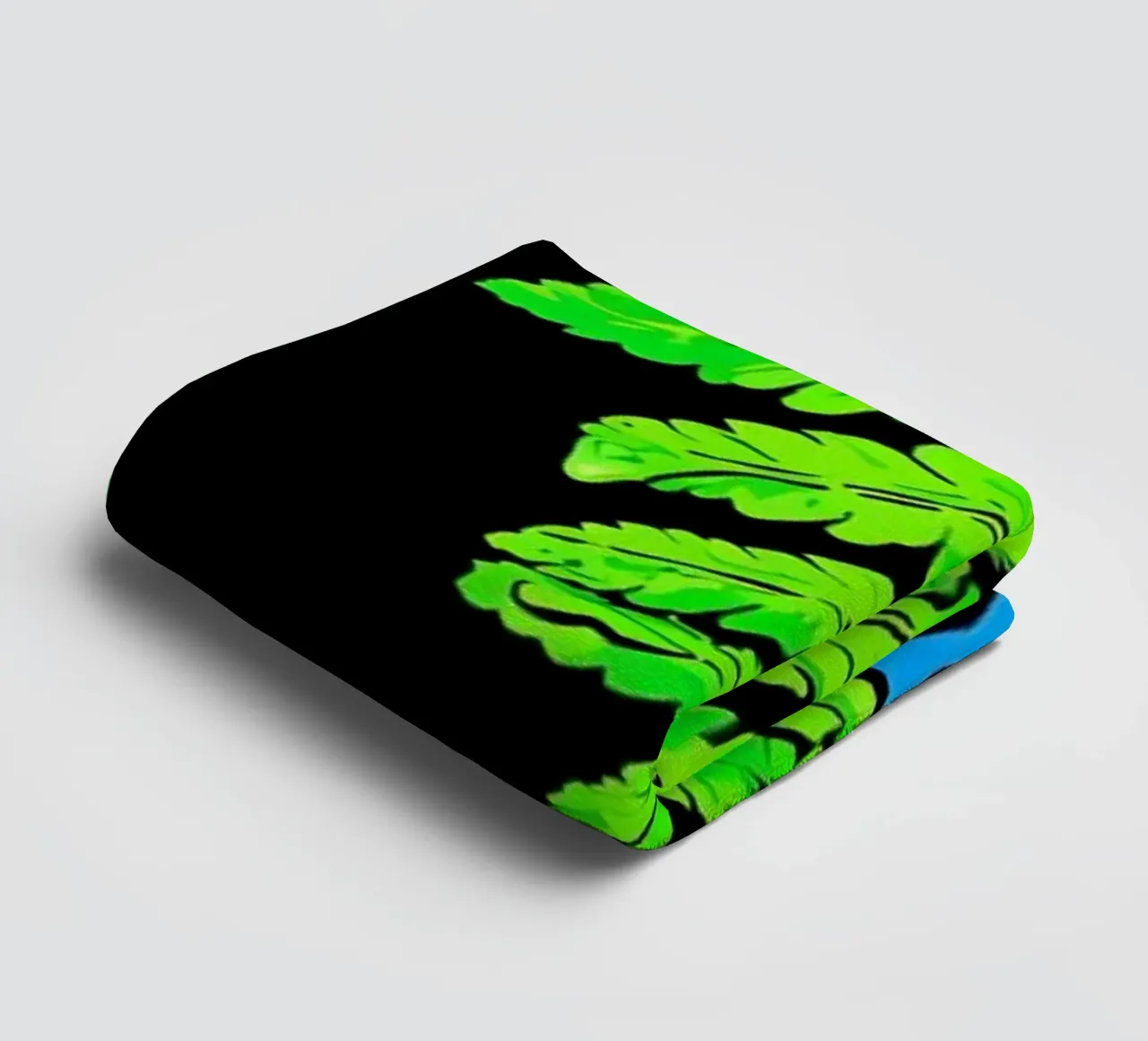 Fern Leaf Dripping - Pop Art towel by ColorCrash Gallery