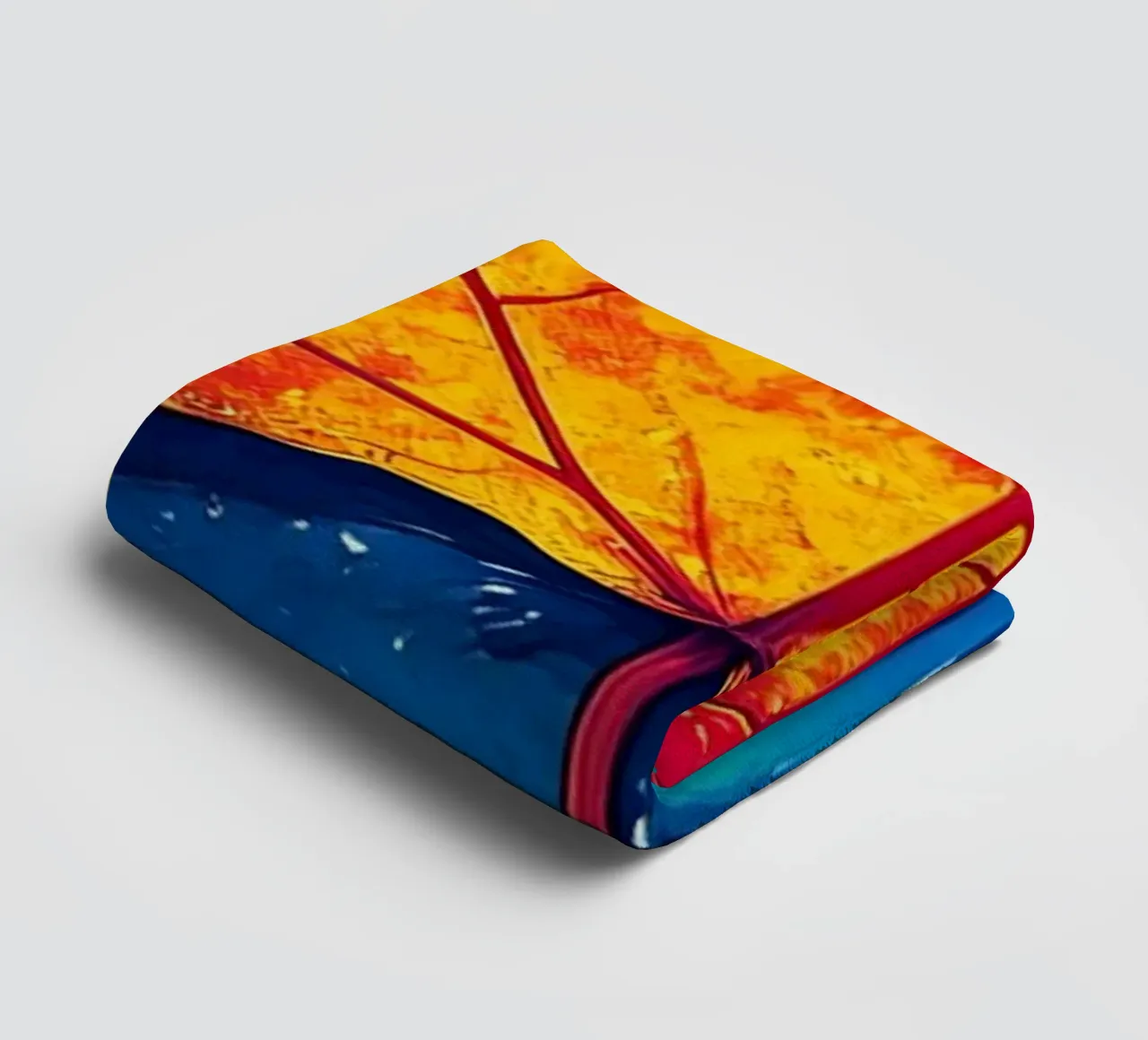 Maple Leaf - Pop Art towel by ColorCrash Gallery
