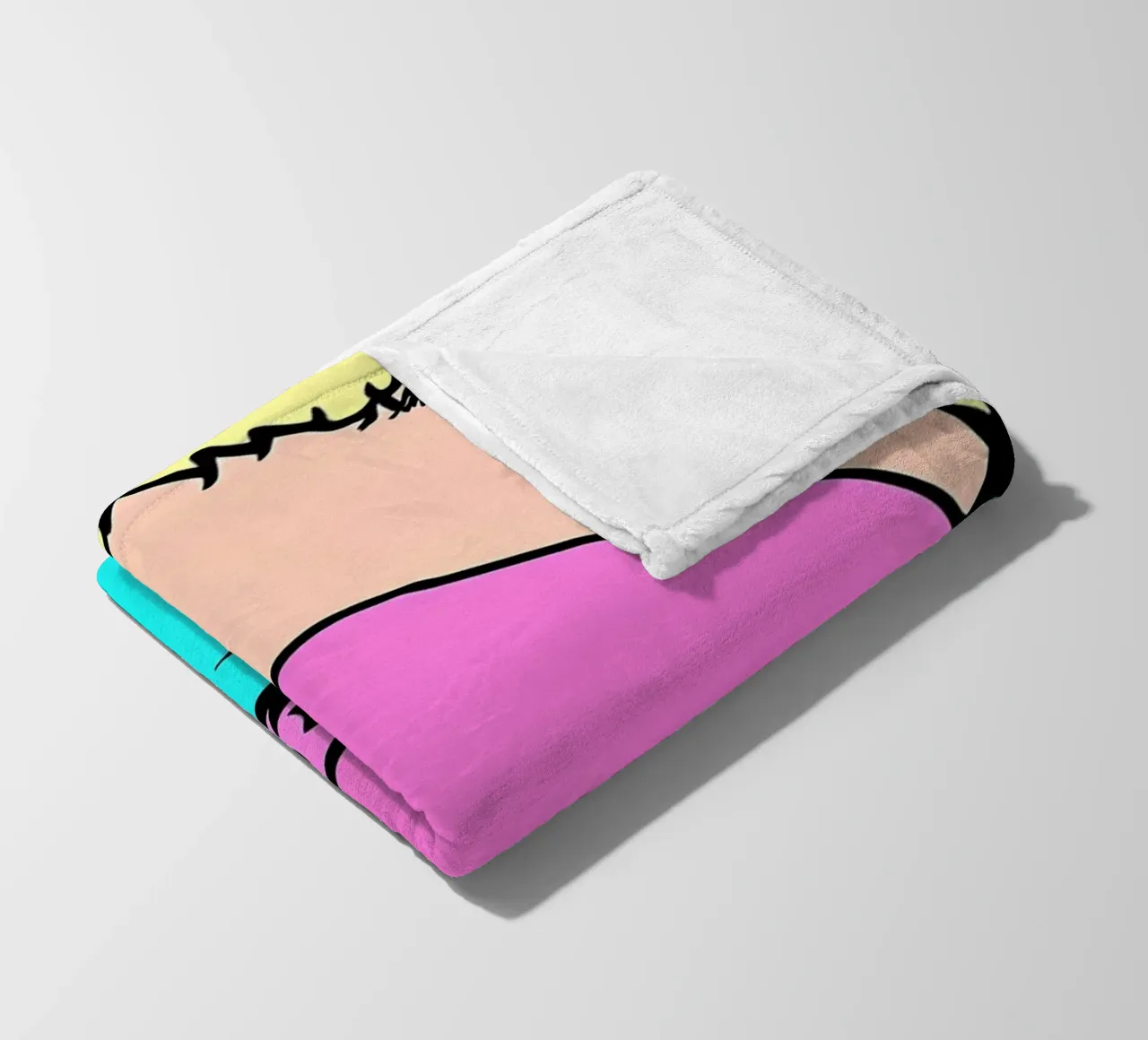 Maschera di gas - Pop Art coperta in pile da ColorCrash Gallery