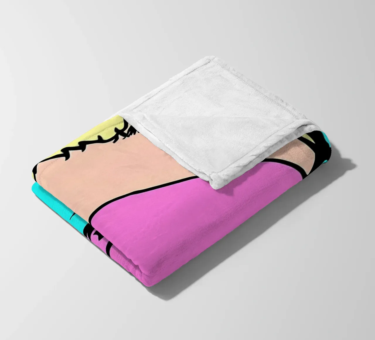Maschera di gas - Pop Art coperta in pile da ColorCrash Gallery