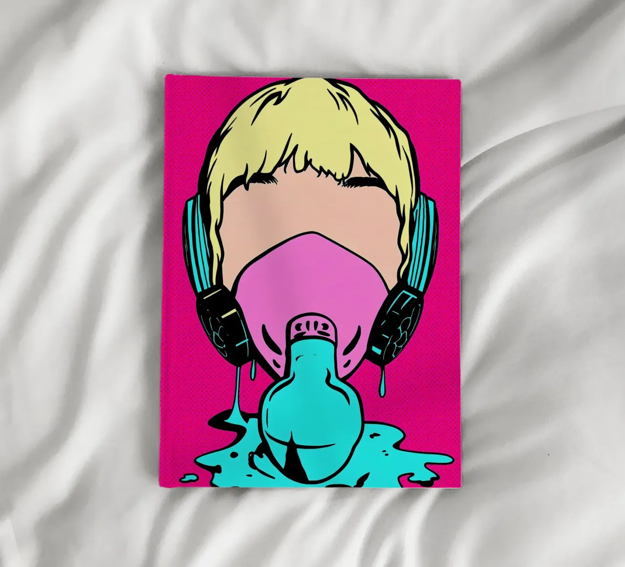 Máscara de gas - Pop Art cuaderno de ColorCrash Gallery