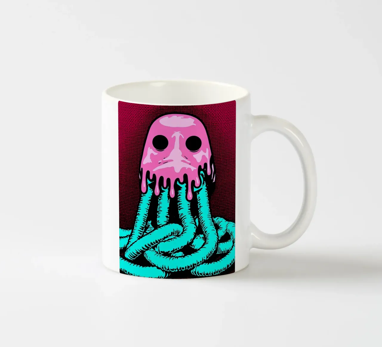 Maschera di gas - Pop Art tazza in ceramica da ColorCrash Gallery