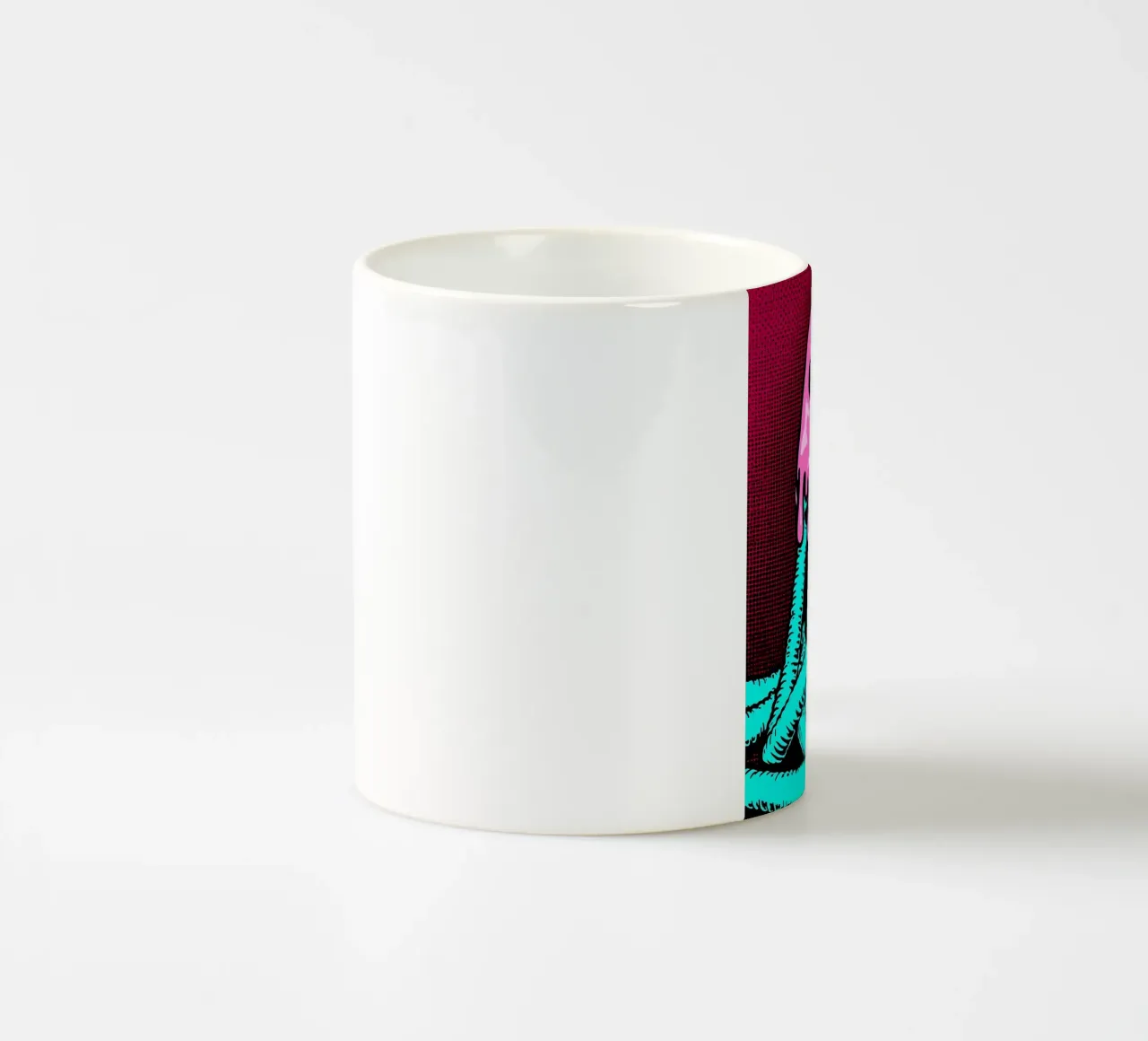 Maschera di gas - Pop Art tazza in ceramica da ColorCrash Gallery