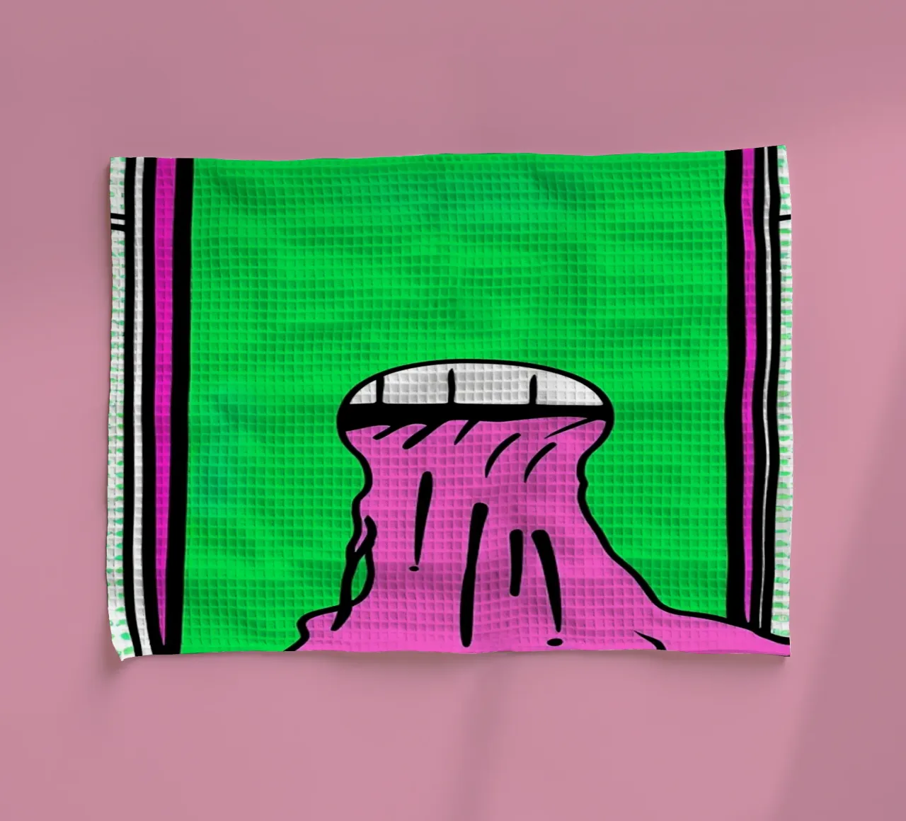 Découpage d'une porte d'avion - Pop Art torchon de ColorCrash Gallery