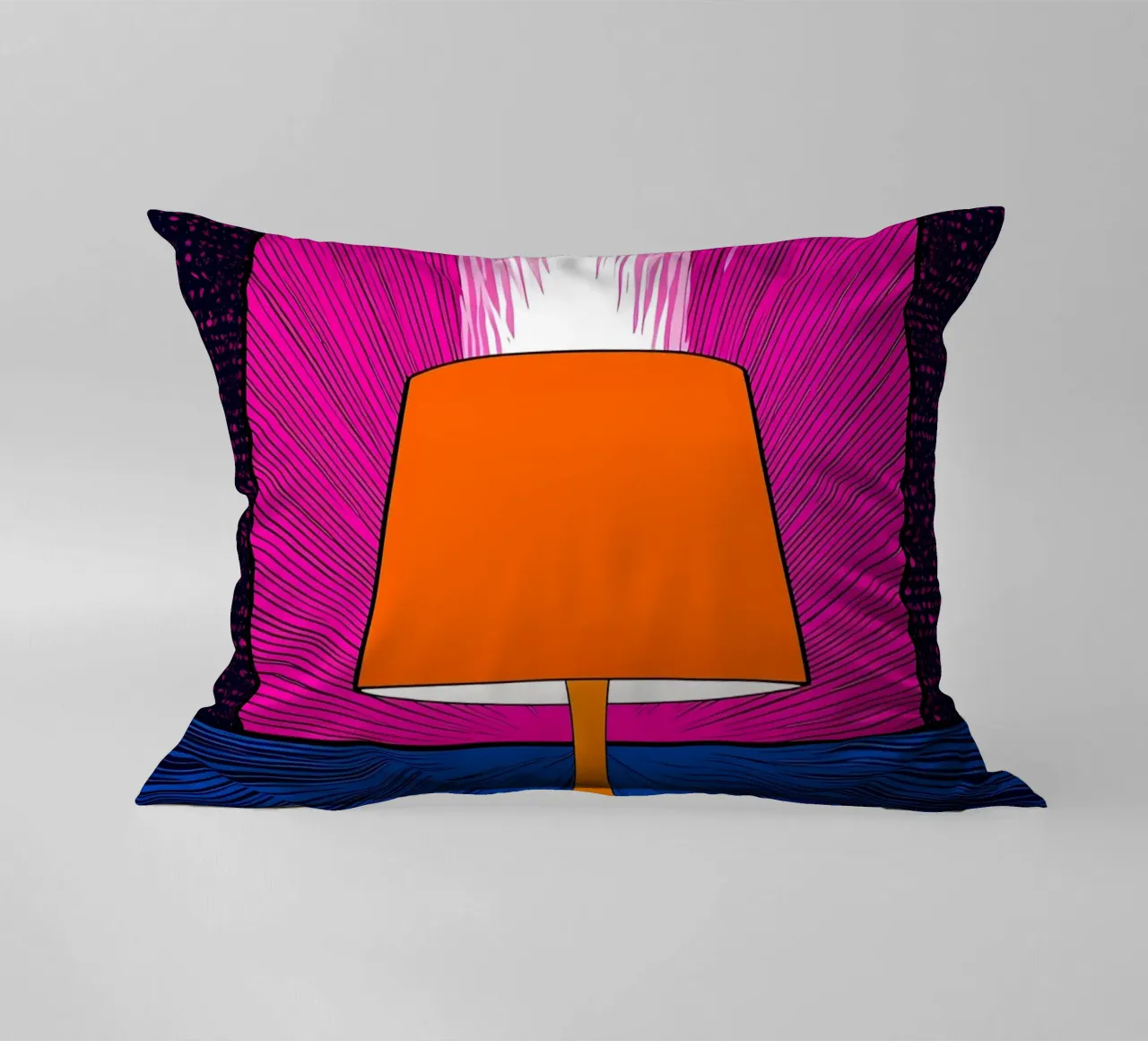 Lampada luminosa - Pop Art cuscino da ColorCrash Gallery