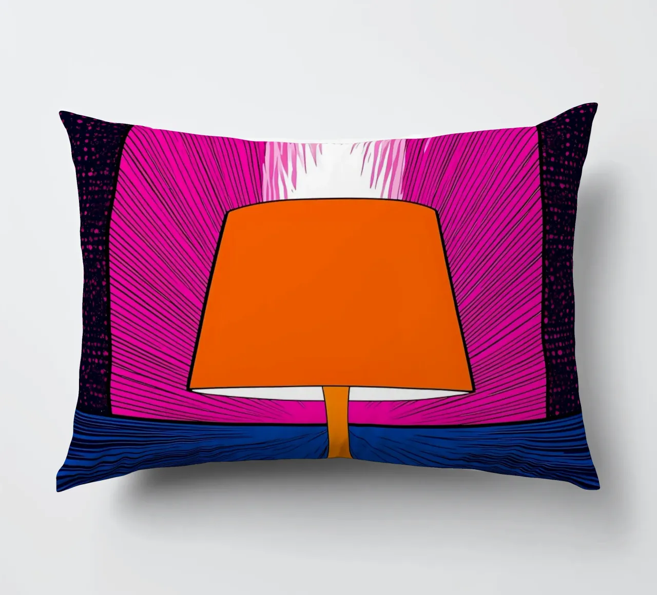 Lampada luminosa - Pop Art cuscino da ColorCrash Gallery