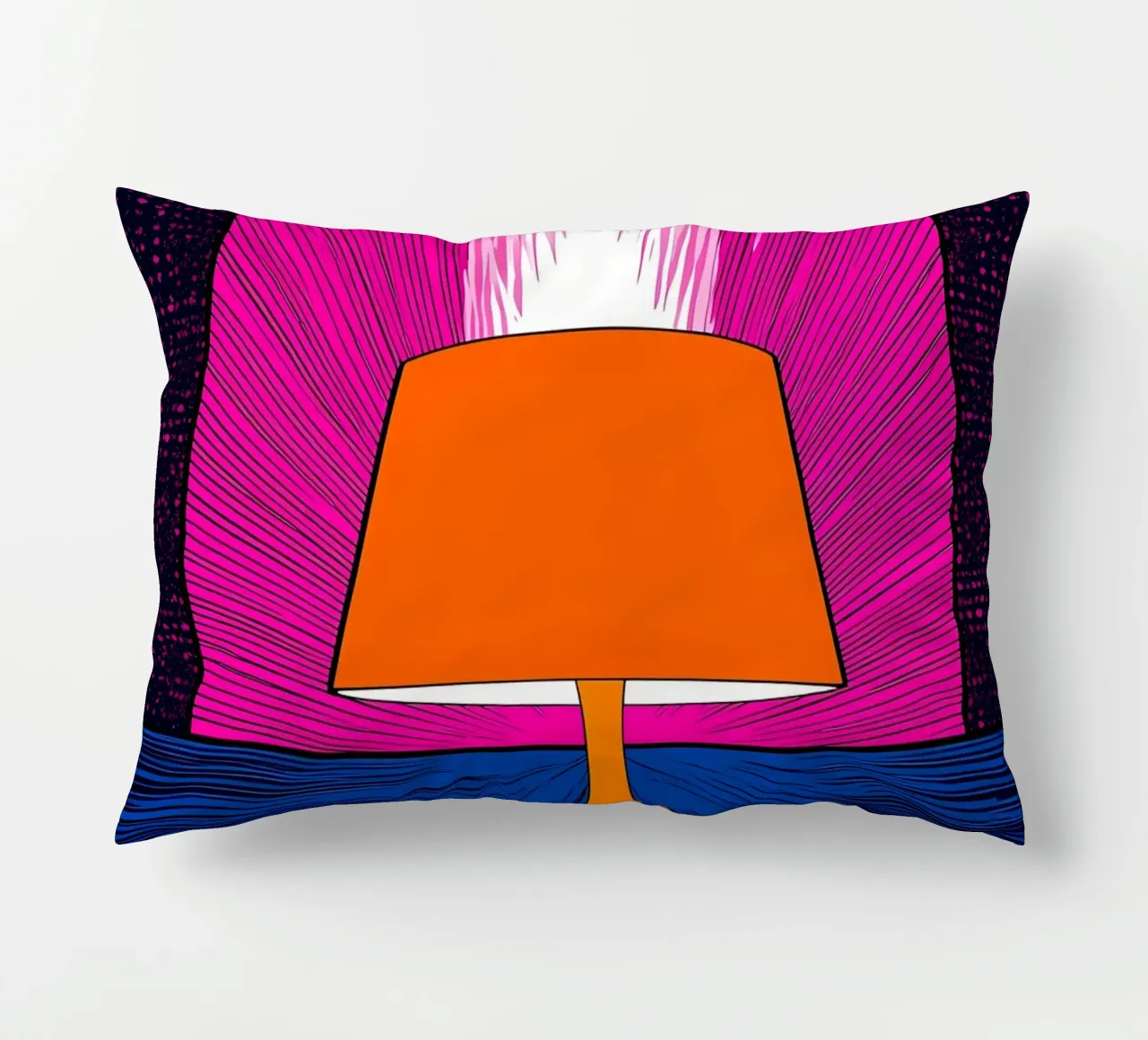 Lampada luminosa - Pop Art cuscino da ColorCrash Gallery