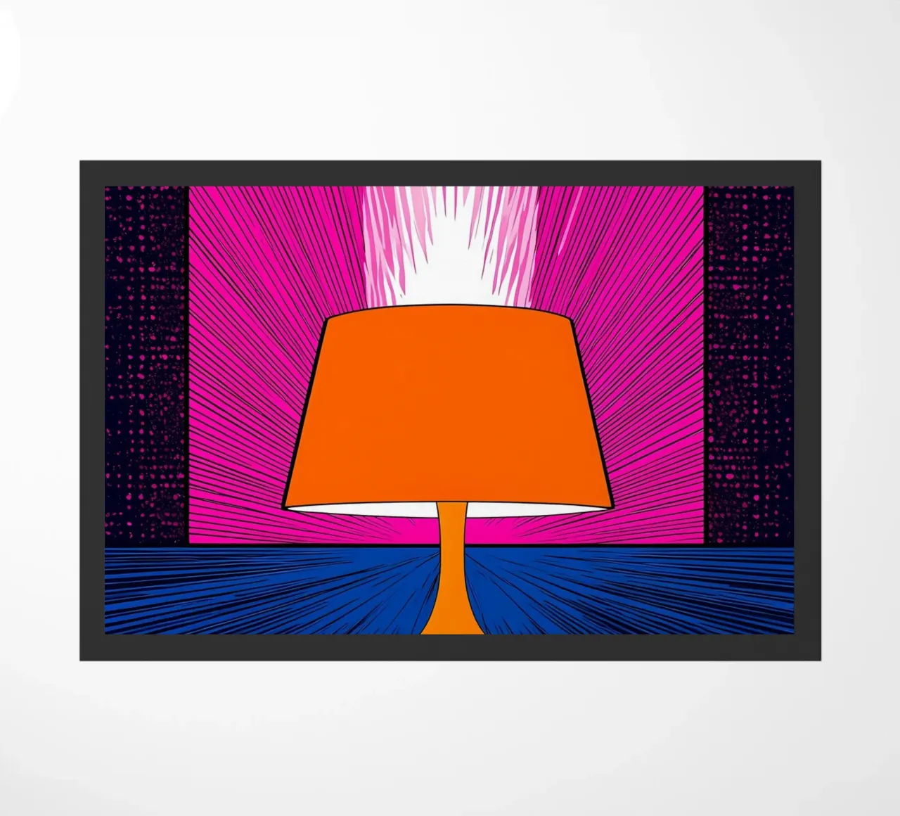 Lampada luminosa - Pop Art zerbino da ColorCrash Gallery