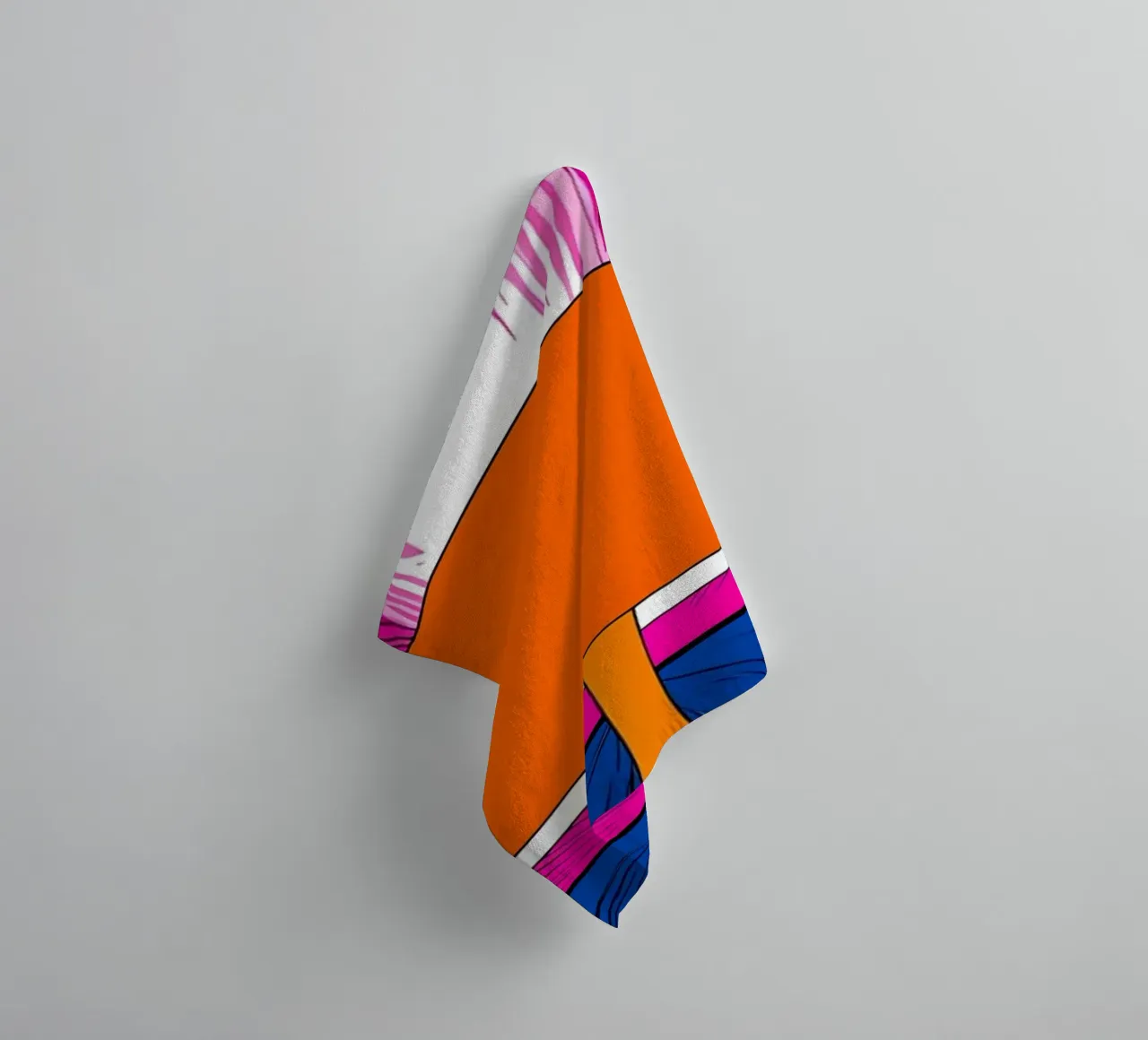 Lampada luminosa - Pop Art asciugamano da bagno da ColorCrash Gallery