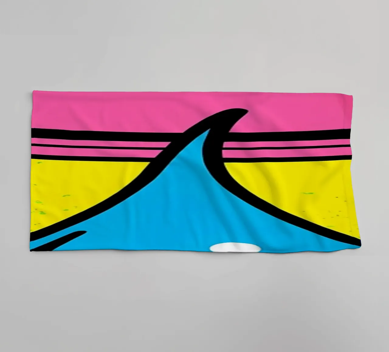 Droplet Ring - Pop Art towel by ColorCrash Gallery