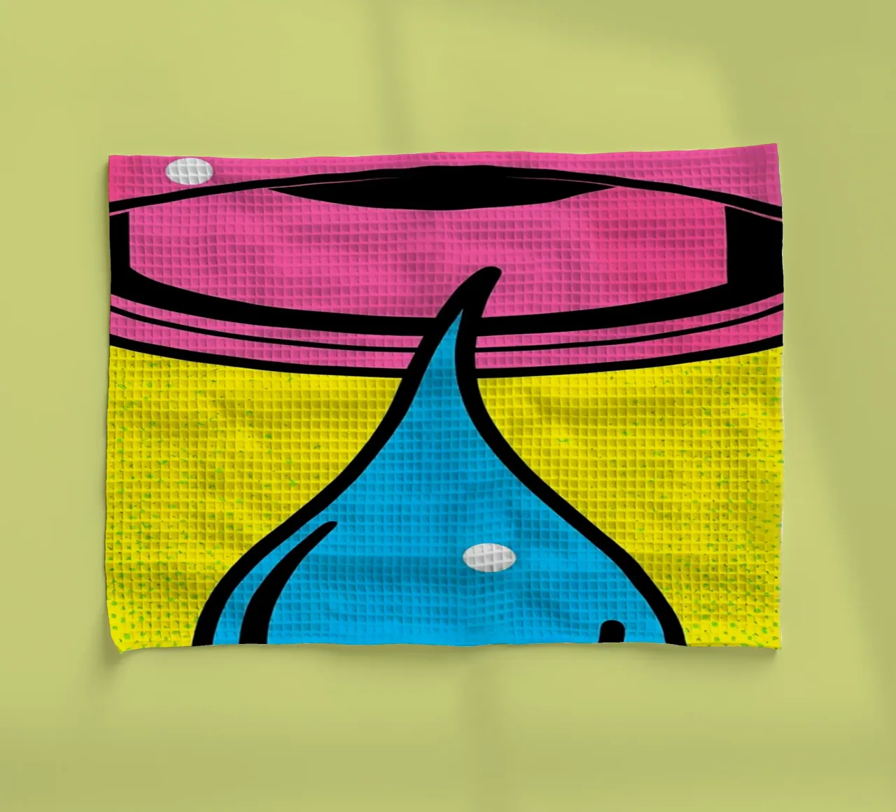 Anello a goccia - Pop Art canovaccio da cucina da ColorCrash Gallery