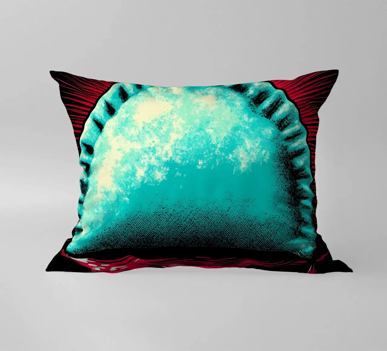Empanada - Pop Art cuscino da ColorCrash Gallery