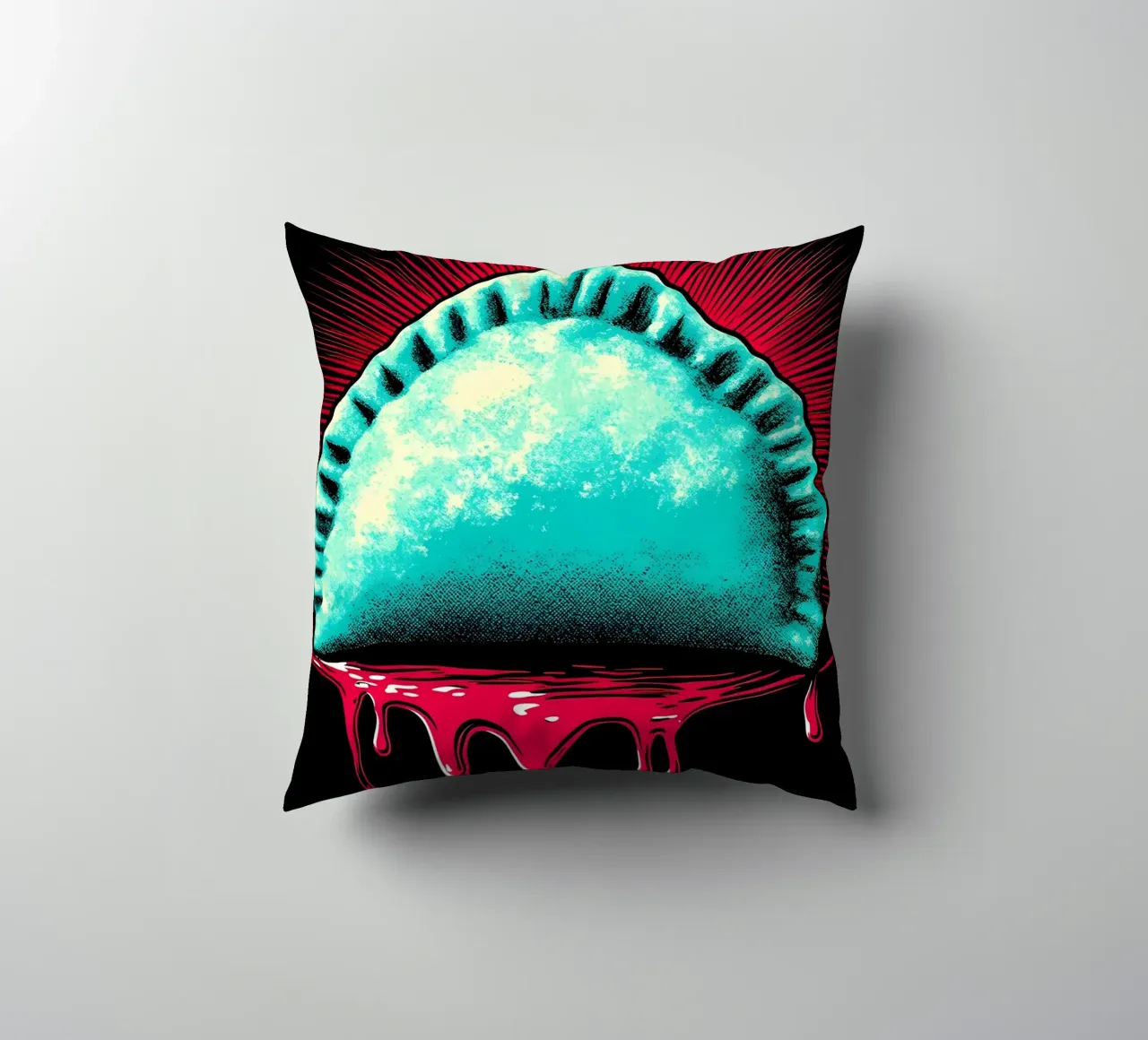 Empanada - Pop Art cuscino da ColorCrash Gallery