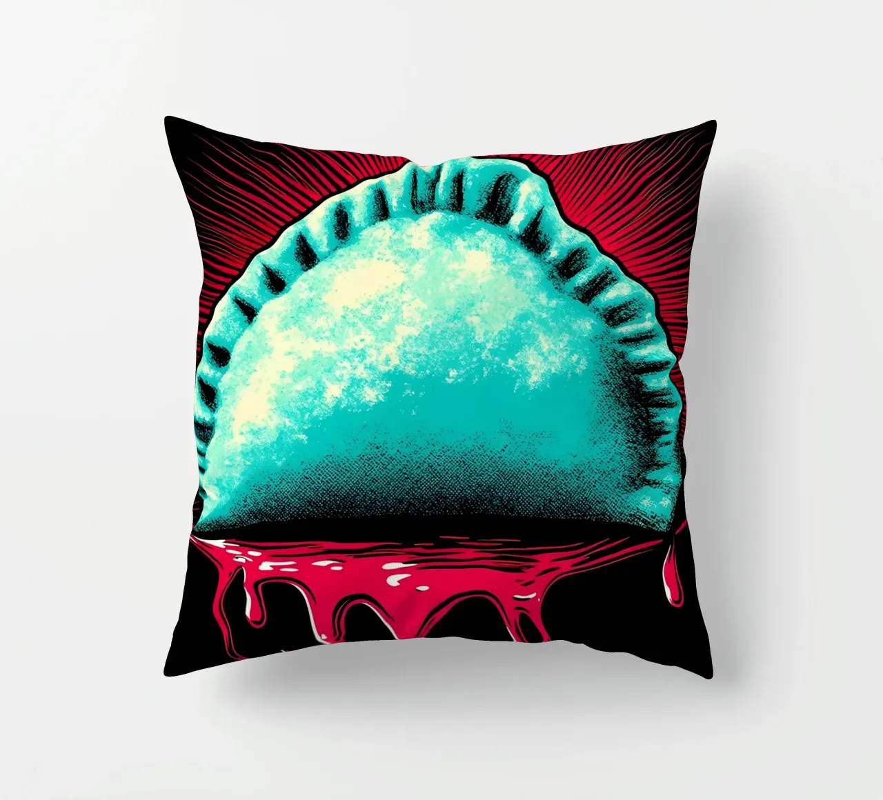 Empanada - Pop Art cuscino da ColorCrash Gallery
