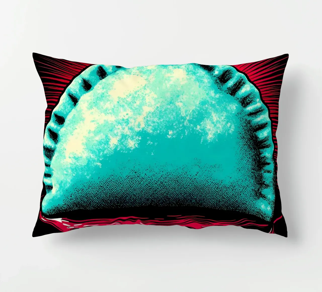 Empanada - Pop Art cuscino da ColorCrash Gallery