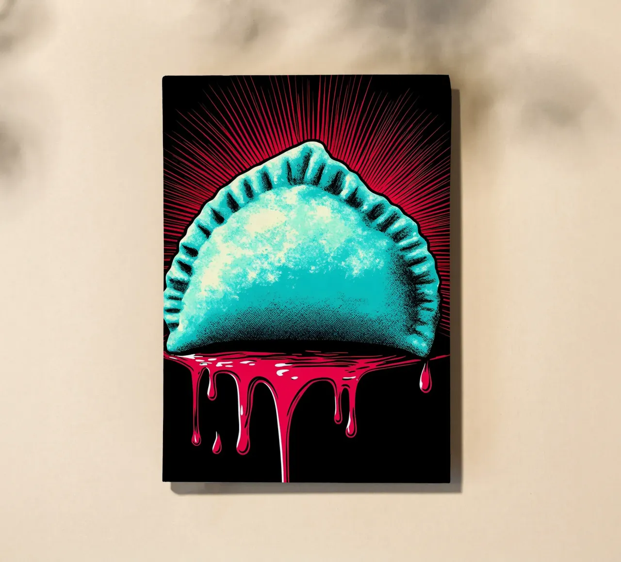 Empanada - Pop Art notebook by ColorCrash Gallery