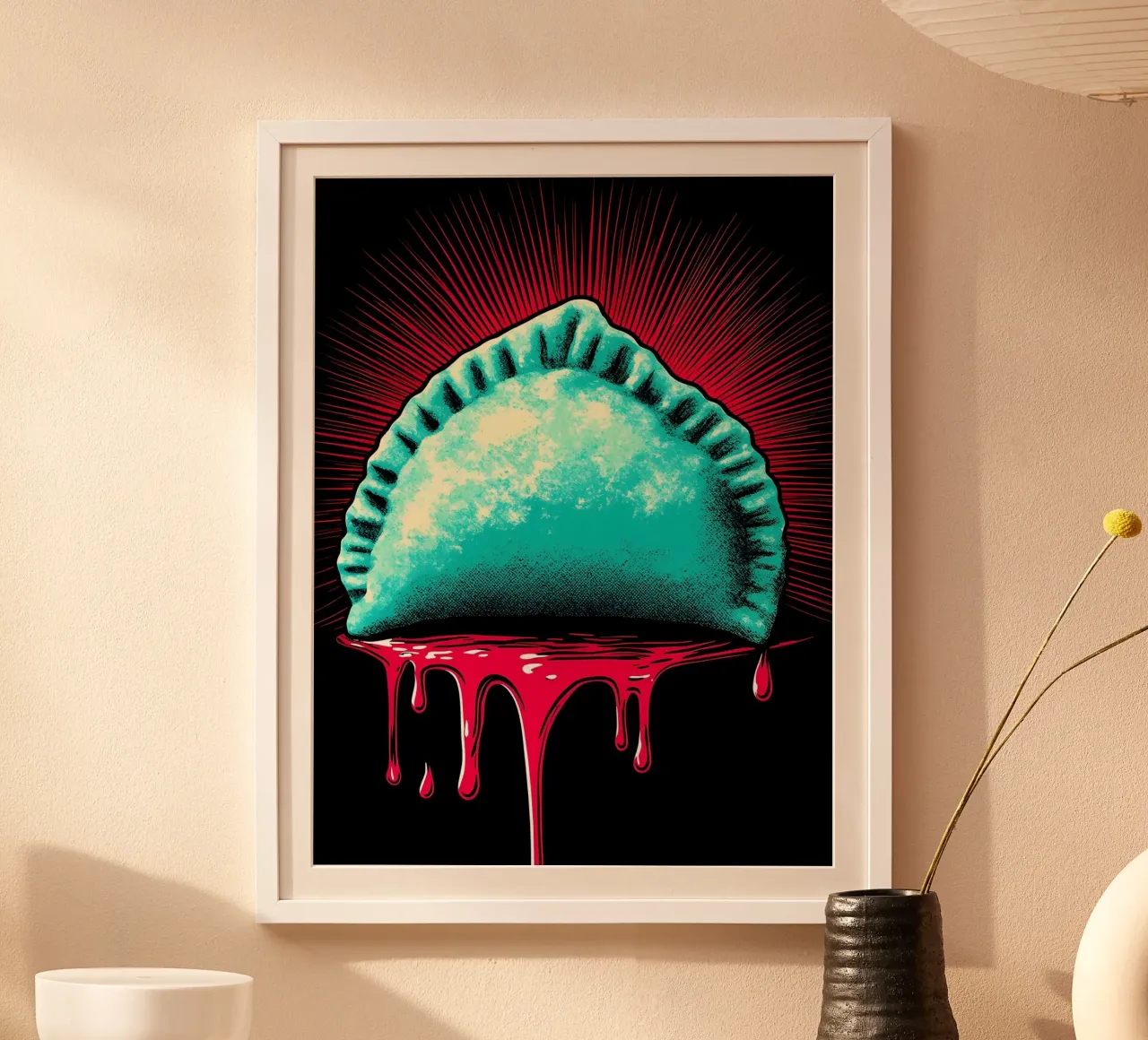 Empanada - Pop Art carta hahnemühle da ColorCrash Gallery