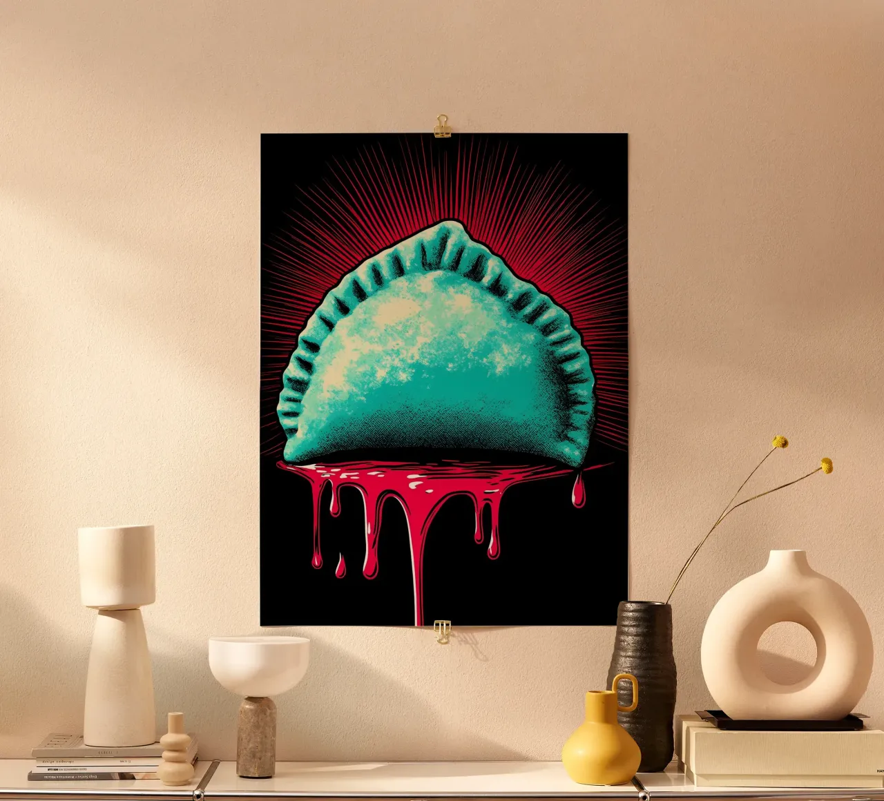 Empanada - Pop Art carta hahnemühle da ColorCrash Gallery