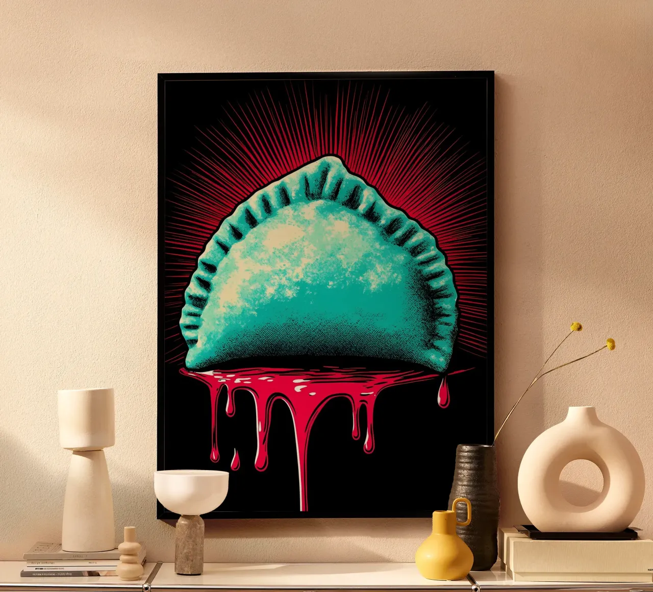 Empanada - Pop Art carta hahnemühle da ColorCrash Gallery