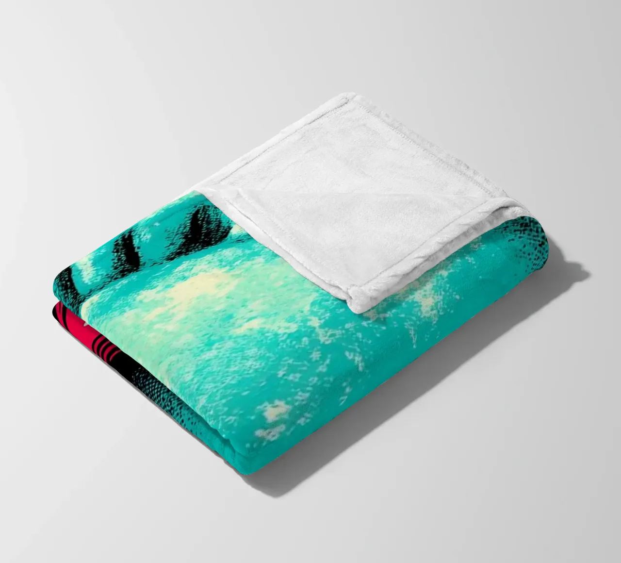 Empanada - Pop Art coperta in pile da ColorCrash Gallery