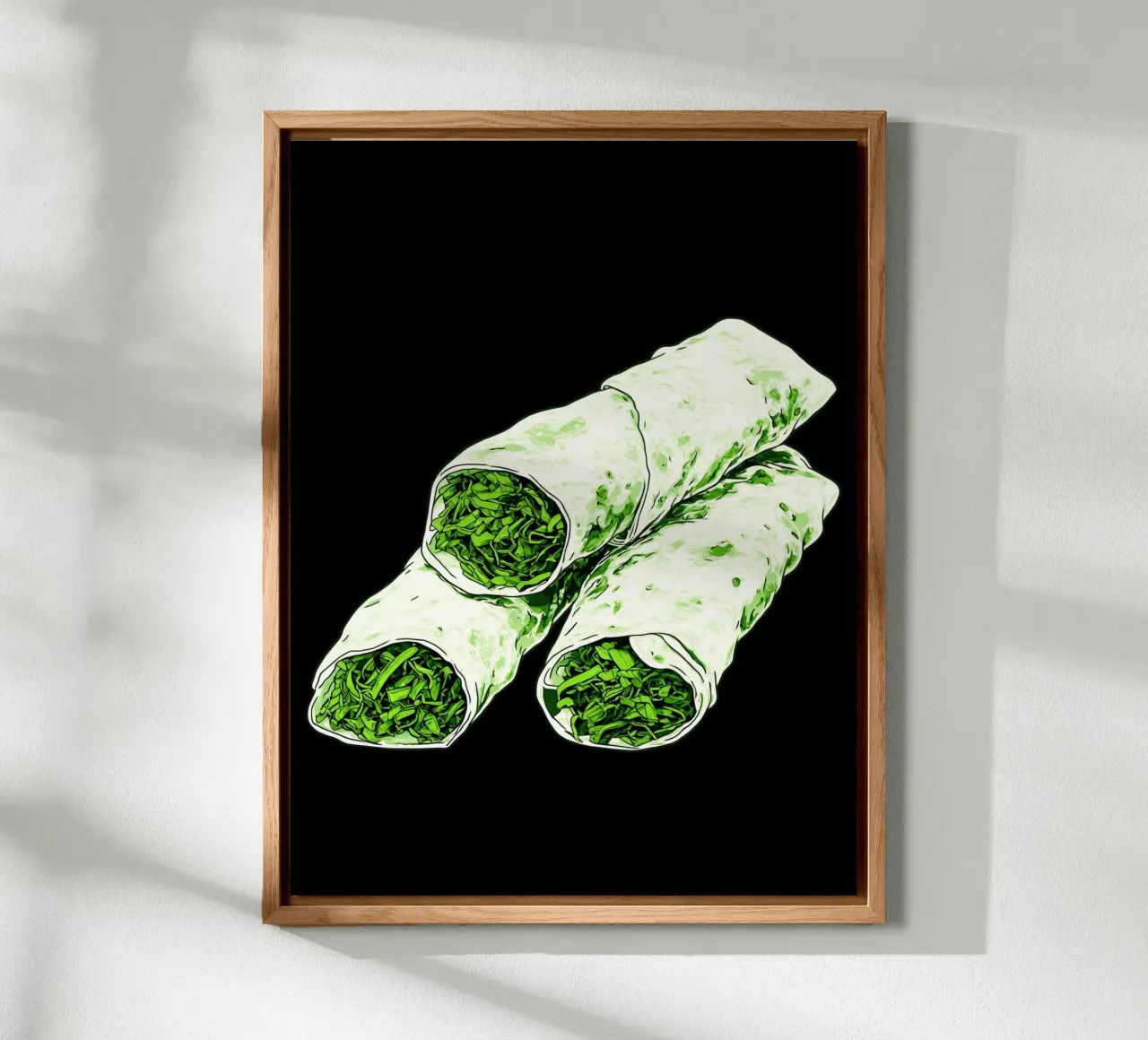 Burrito - Pop Art alluminio dibond da ColorCrash Gallery