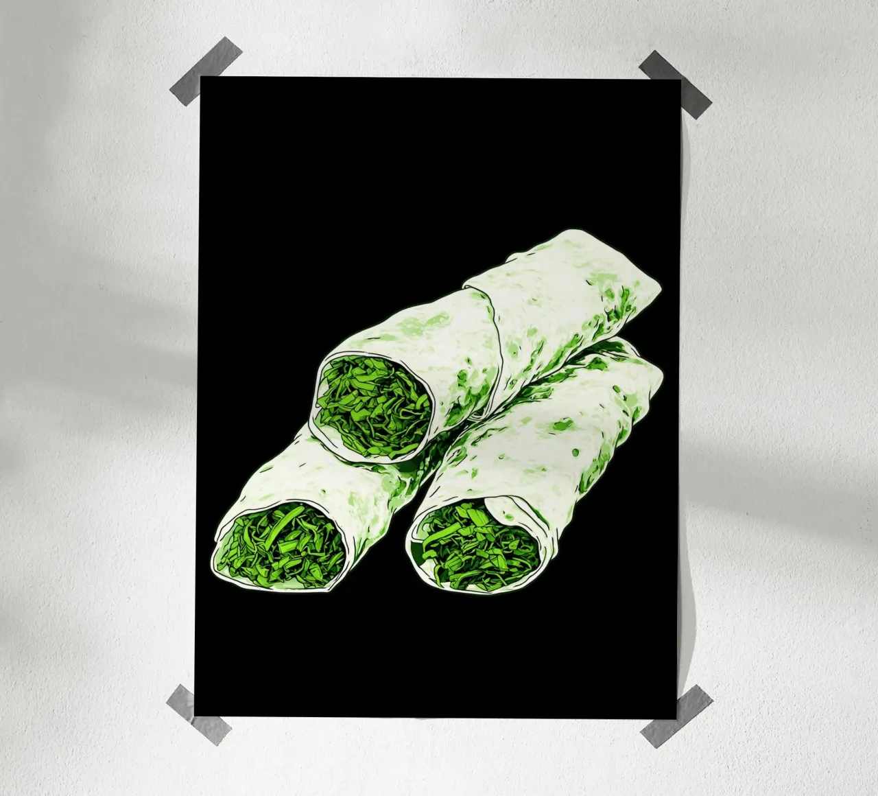 Burrito - Pop Art carta hahnemühle da ColorCrash Gallery