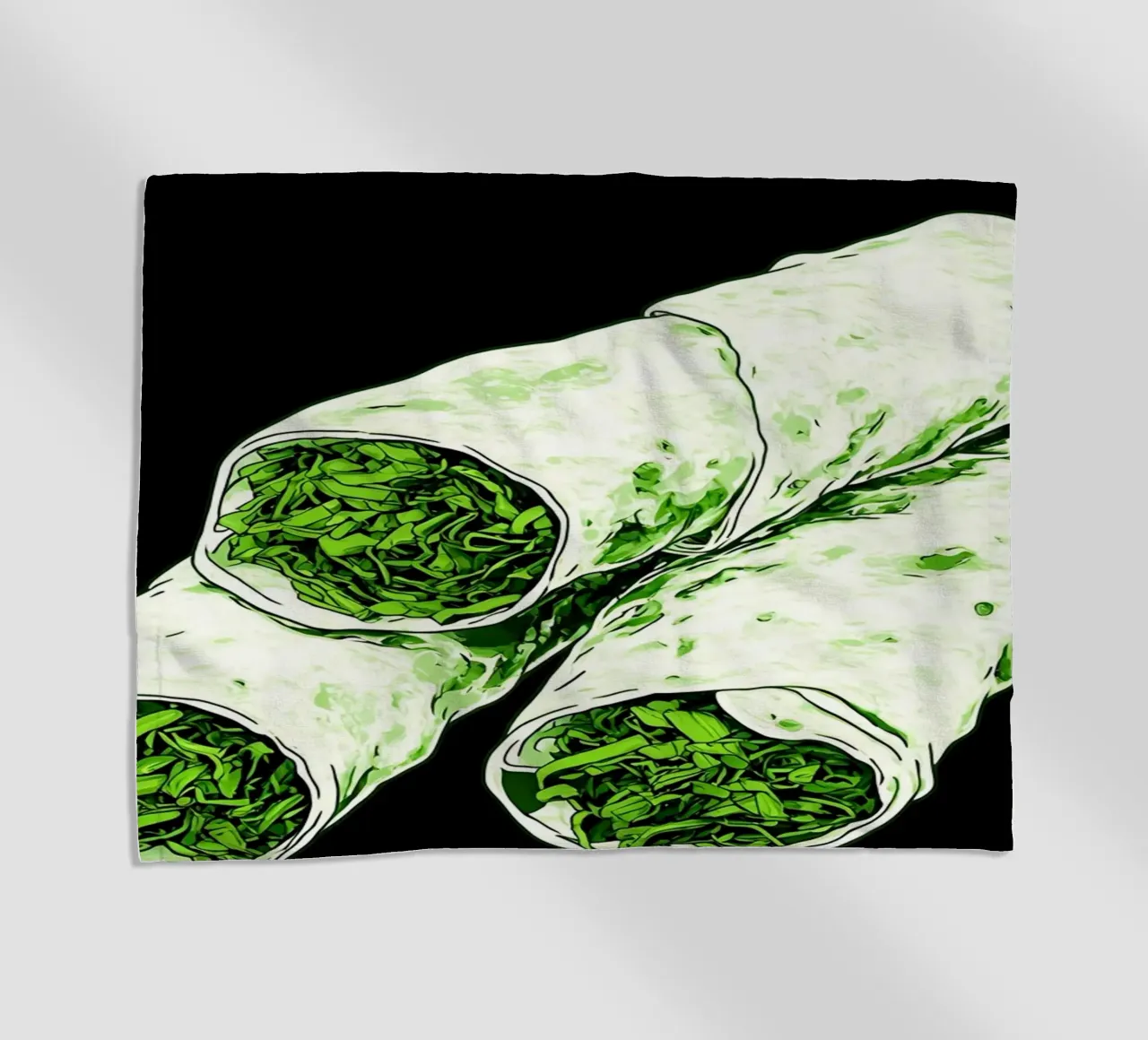Burrito - Pop Art telo mare da ColorCrash Gallery