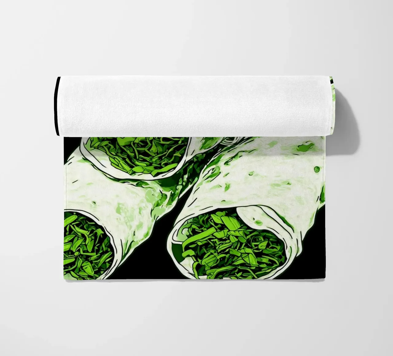 Burrito - Pop Art telo mare da ColorCrash Gallery